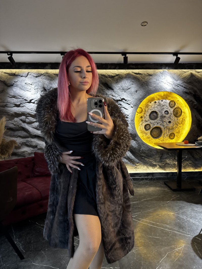 Bunda Lux dugacka braon