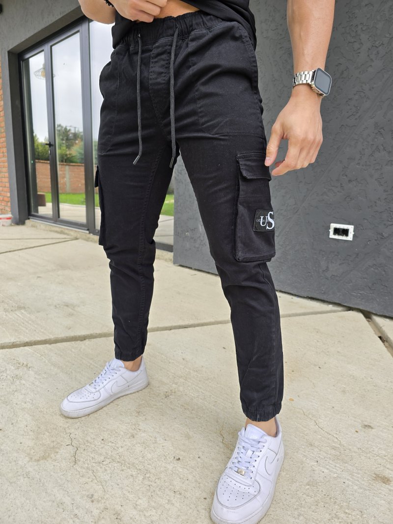 JOGGER PANTALONE crne