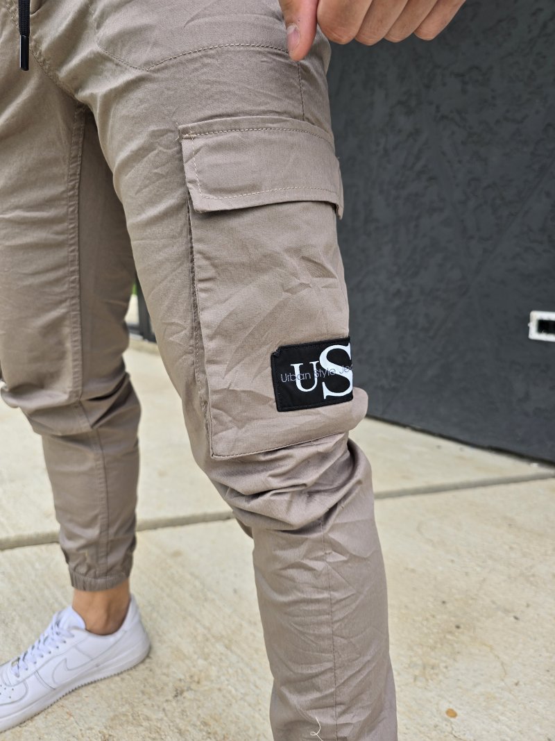 JOGGER PANTALONE krem