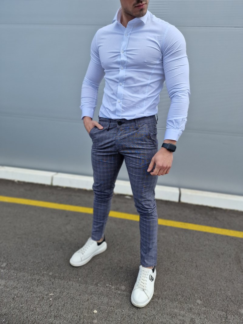 KOSULJA Bela slim fit