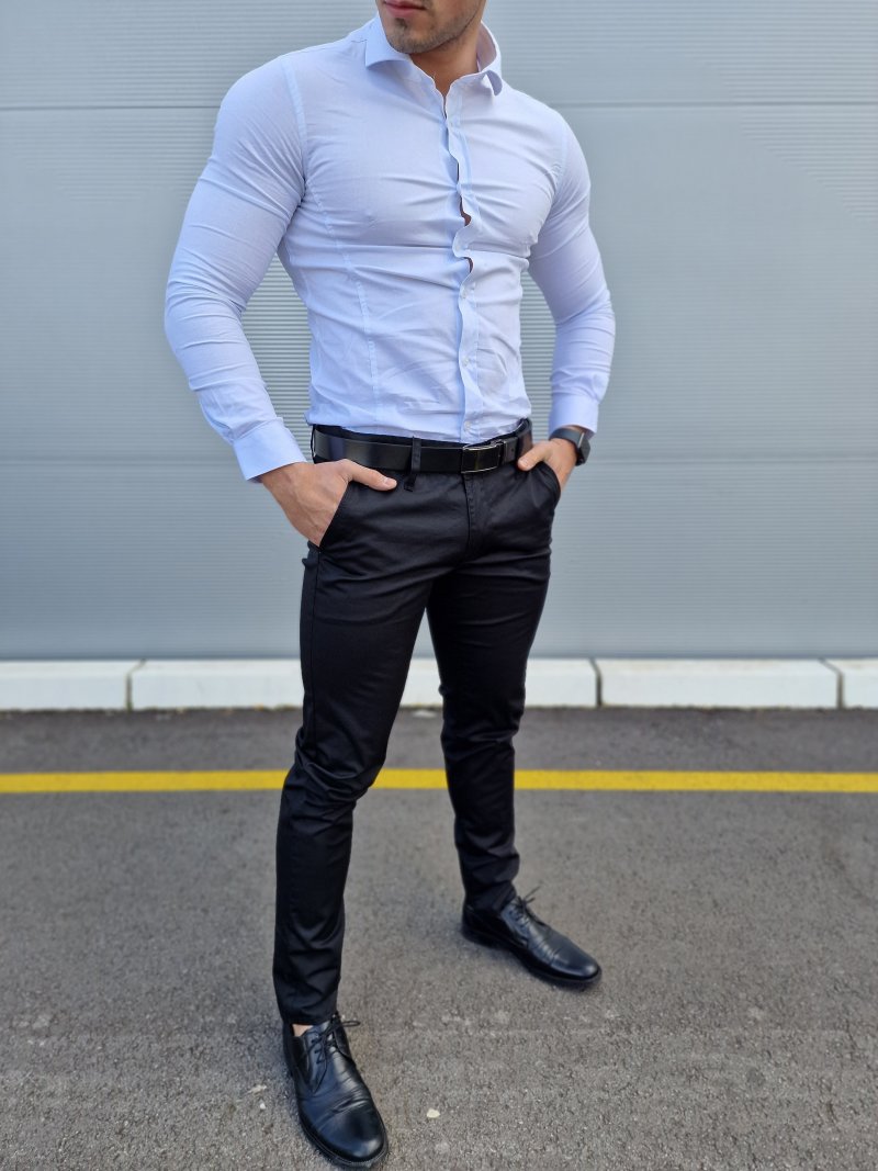 KOSULJA Bela slim fit