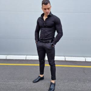 KOSULJA crna slim fit